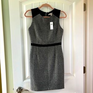 Banana Republic factory herringbone dress NWT